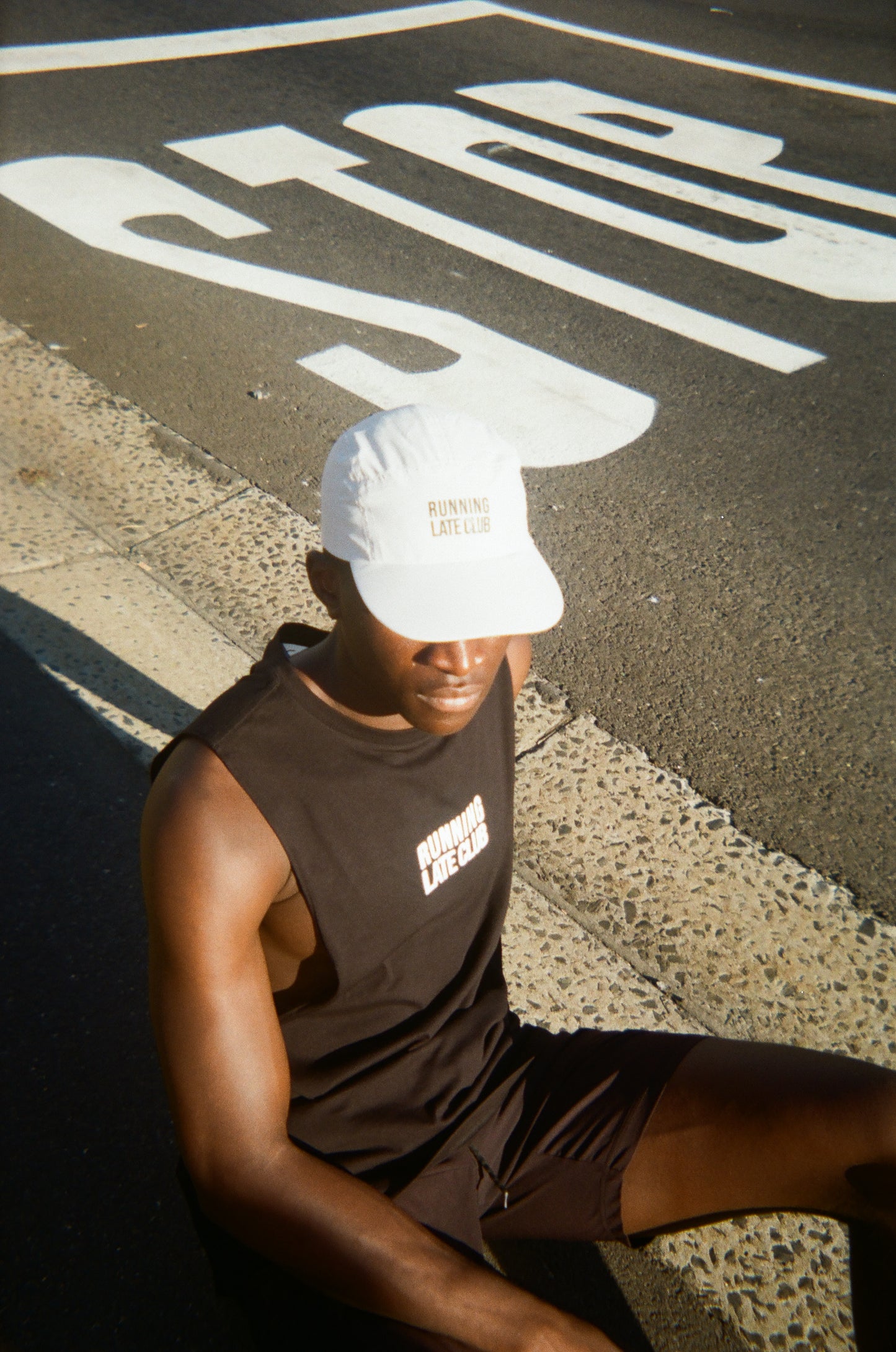 "Fast Lane" Black - Cotton Vest